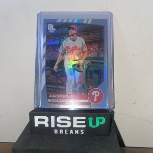 2023 Topps Big League - Uncommon Rainbow Foil #244 Aaron Nola.